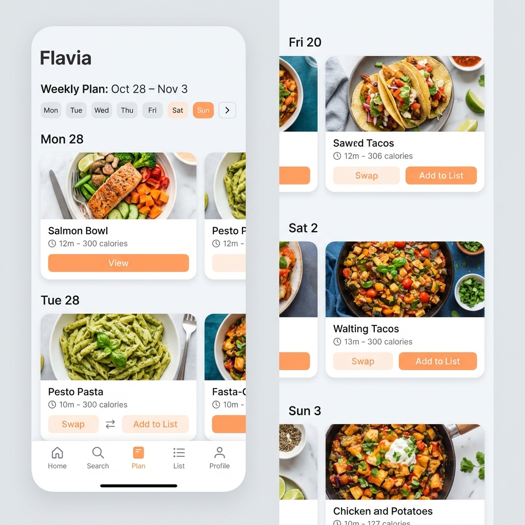 Planificador de comidas semanal