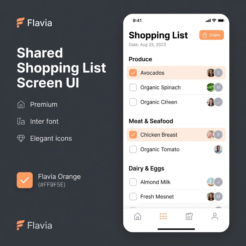 Lista de la compra compartida